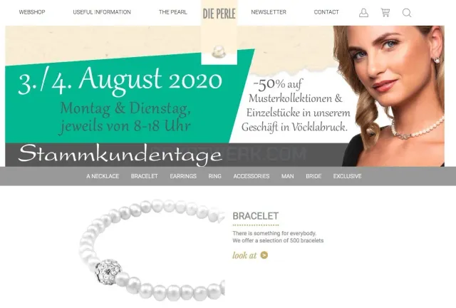 Perlen.at website