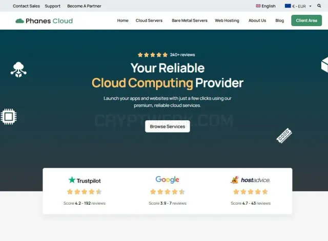 Phanes Cloud website
