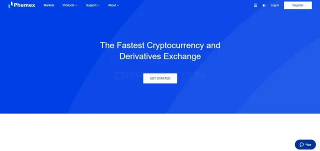 Phemex website