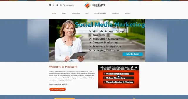 Picobarn website