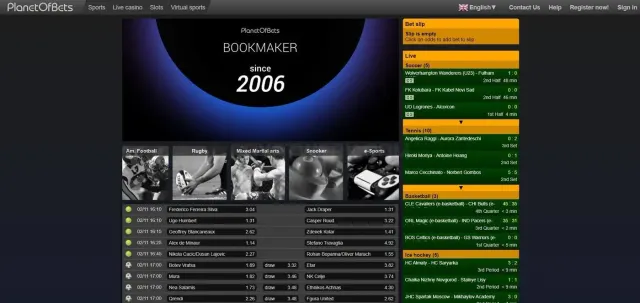 PlanetOfBets website