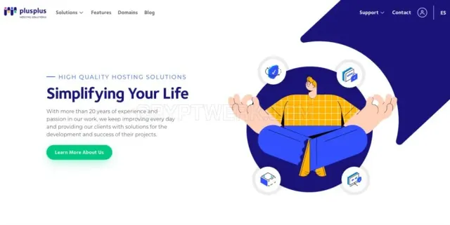 Plus Plus Hosting website