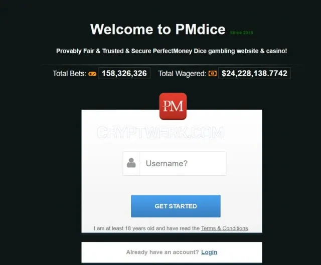 PMdice website