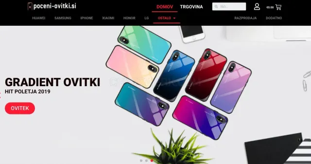 Poceni-ovitki.si website
