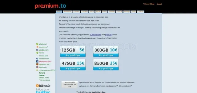 Premium.to website