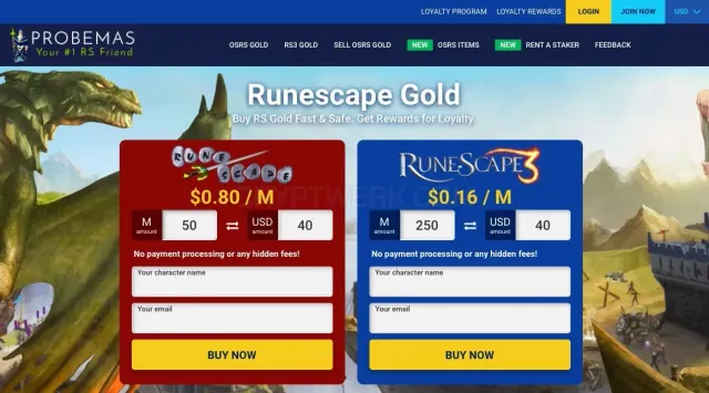 Probemas.com website