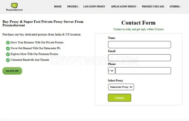 Proxies for rent website