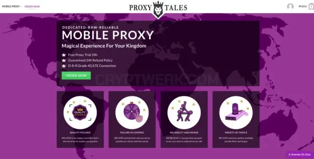 Proxy Tales website