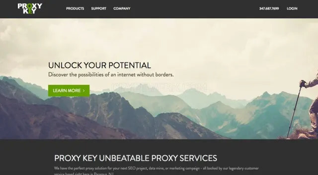 Proxykey.com website