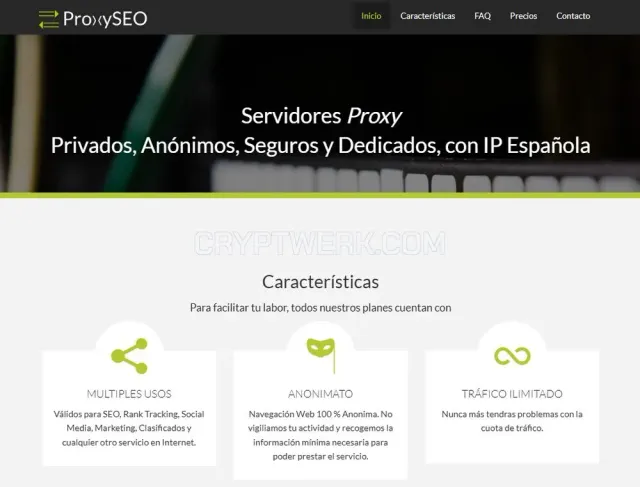 ProxySEO website
