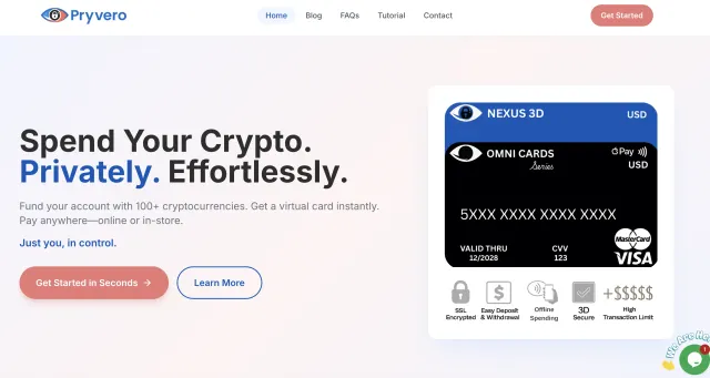 Pryvero.net website