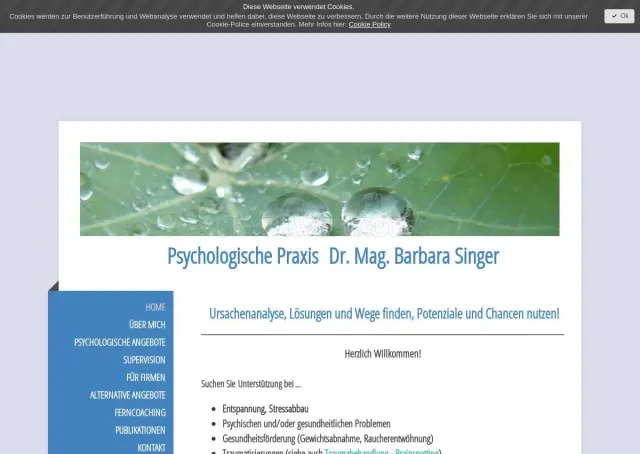 Psychologische-praxis.jimdo.com website
