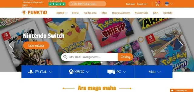 Punktid website