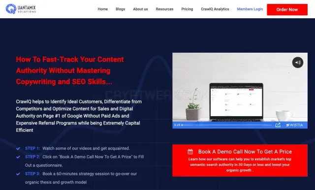 Quantamix Solutions BV website