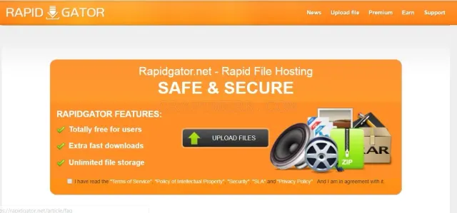 Rapidgator website