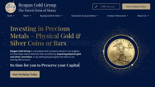 Reagan Gold Group website