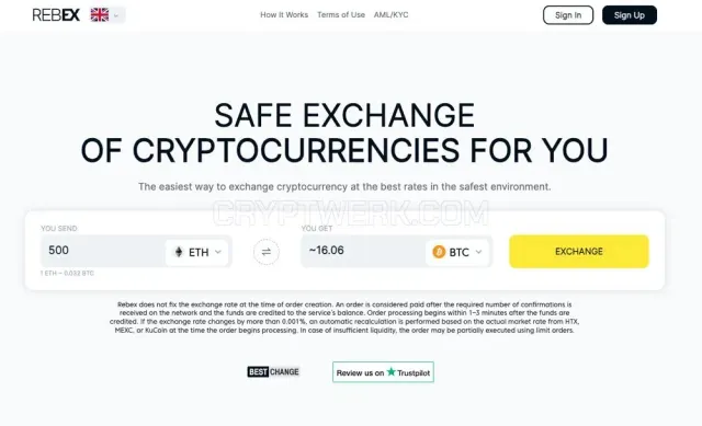 REBEX website