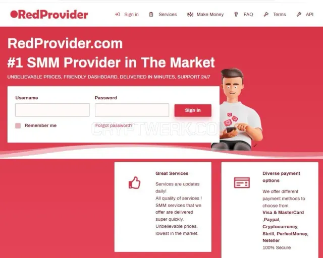 RedProvider website