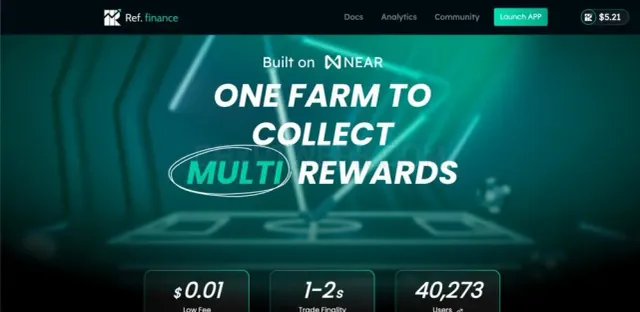 Ref Finance website