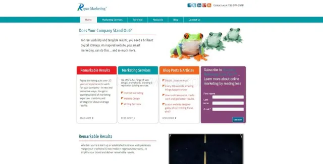Repaz Marketing website