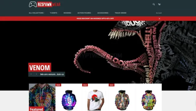 Respawnwear.com website