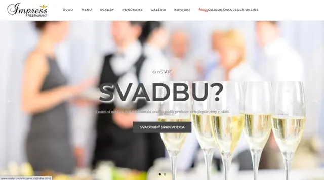 Restauraciaimpress.sk website