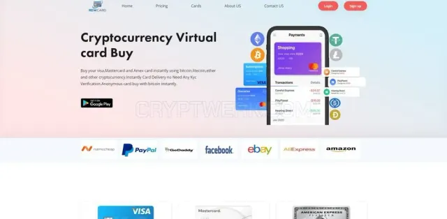 Rewcard website