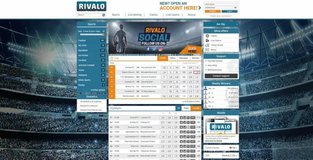 Rivalo website