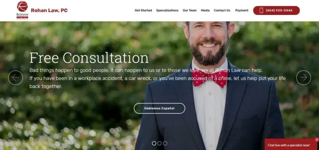 Rohan Law website