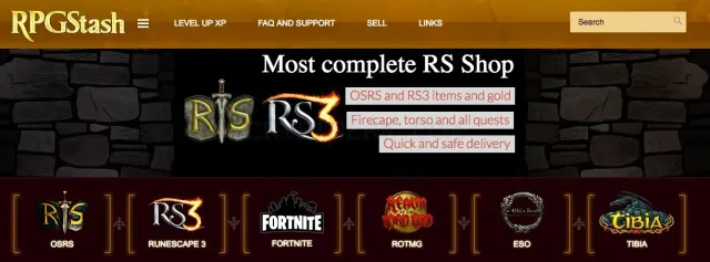 Rpgstash.com website