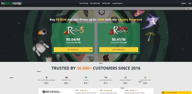 RSGoldMine website