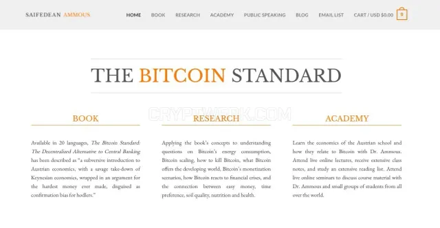Saifedean Ammous website