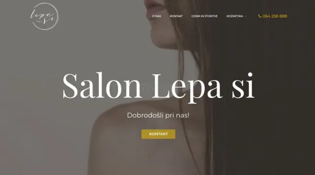 Salon Lepa si website