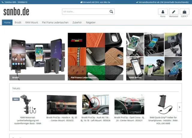sanbo.de website