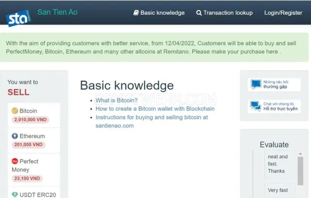 SanTienAo website