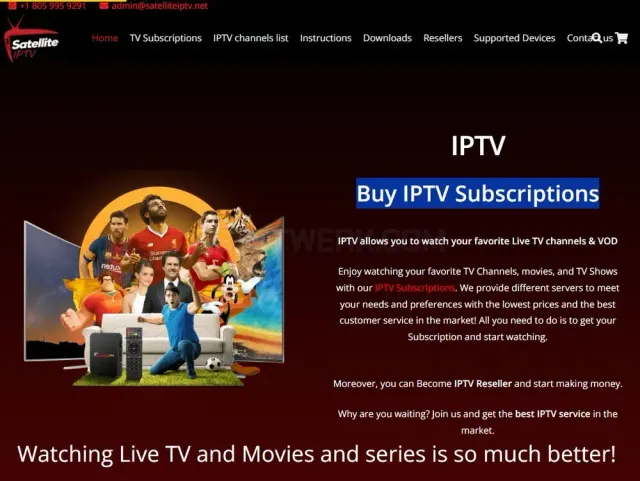 SatelliteIPTV website