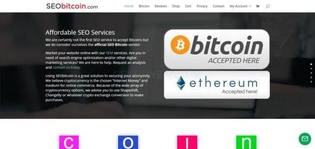 SEObitcoin website