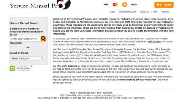 Service Manual Pro website