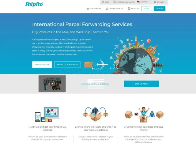 Shipito website