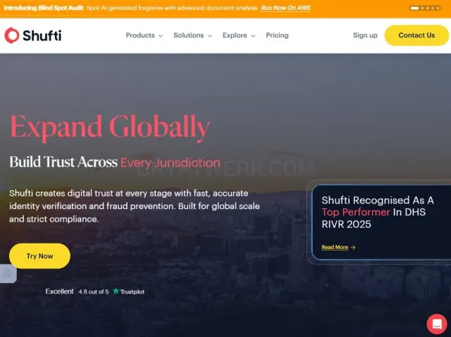 Shufti Pro website