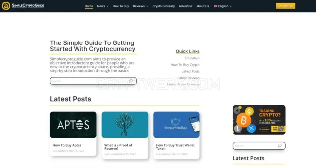 Simplecryptoguide website
