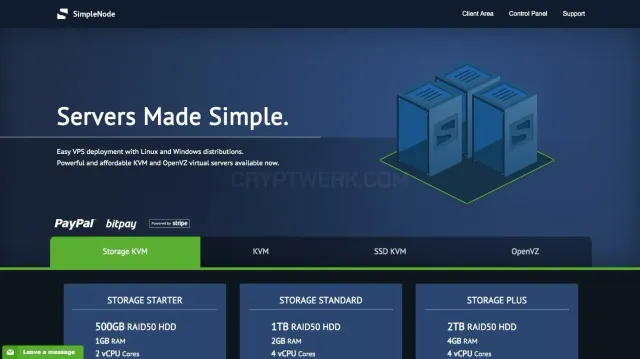 Simplenode.co website