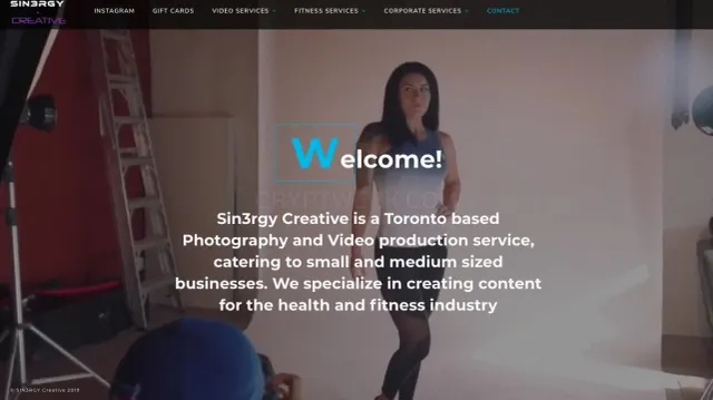 Sin3rgy Creative website