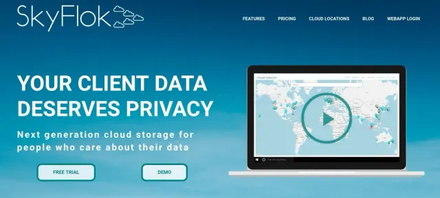 SkyFlok website