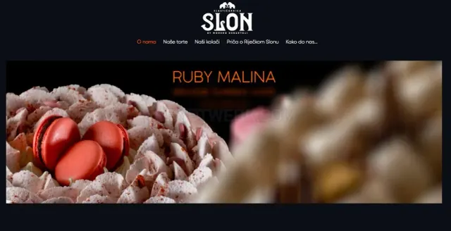 Slon Slastičarna website