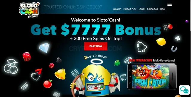 Slotocash website