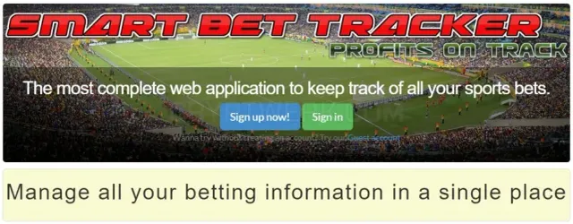 Smart Bet Tracker website