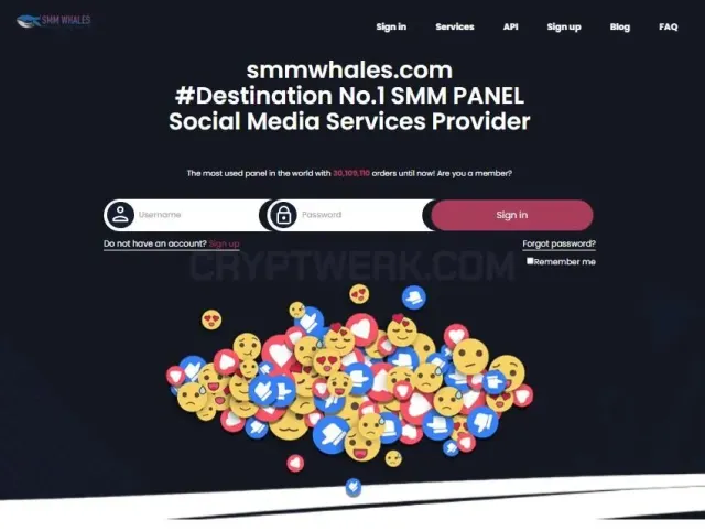 SMM Whales website