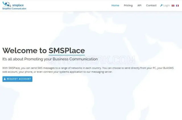 SMSPlace website