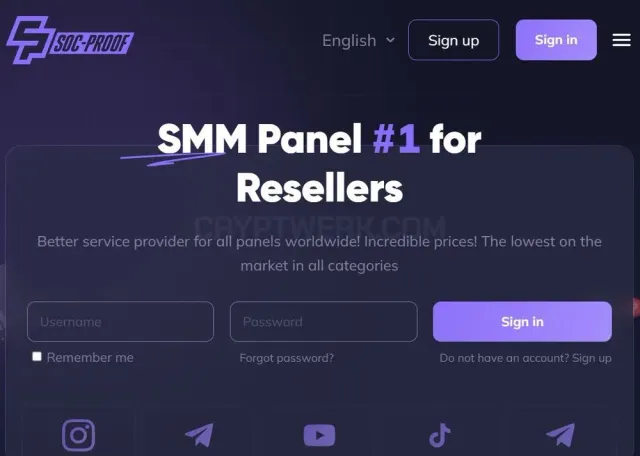 SOC-PROOF website